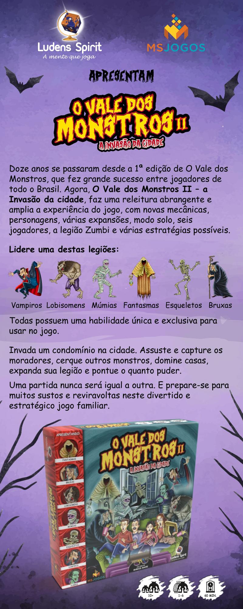 O VALE DOS MONSTROS 2 é um jogo brasileiro que tá entrando em financia